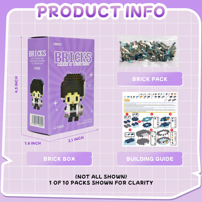 YaoYaoPlay Demon Squad Mini Brick Figure Set – 10 Pack