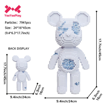 YaoYaoPlay Crystal Flash Medium Bear Building Blocks