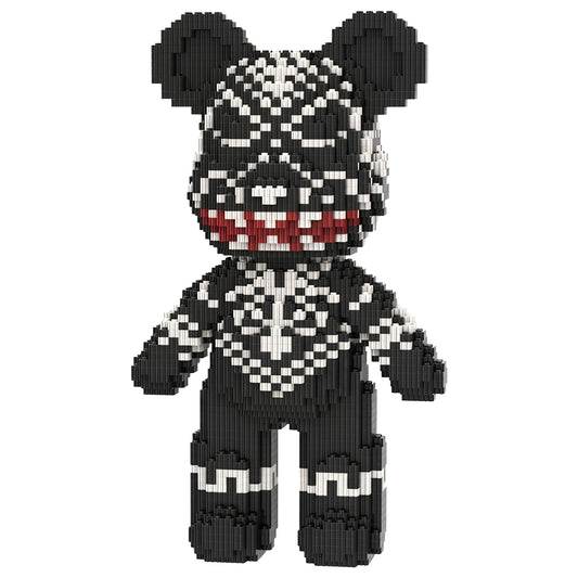 YaoYaoPlay Black Totem Medium Bear Building Blocks
