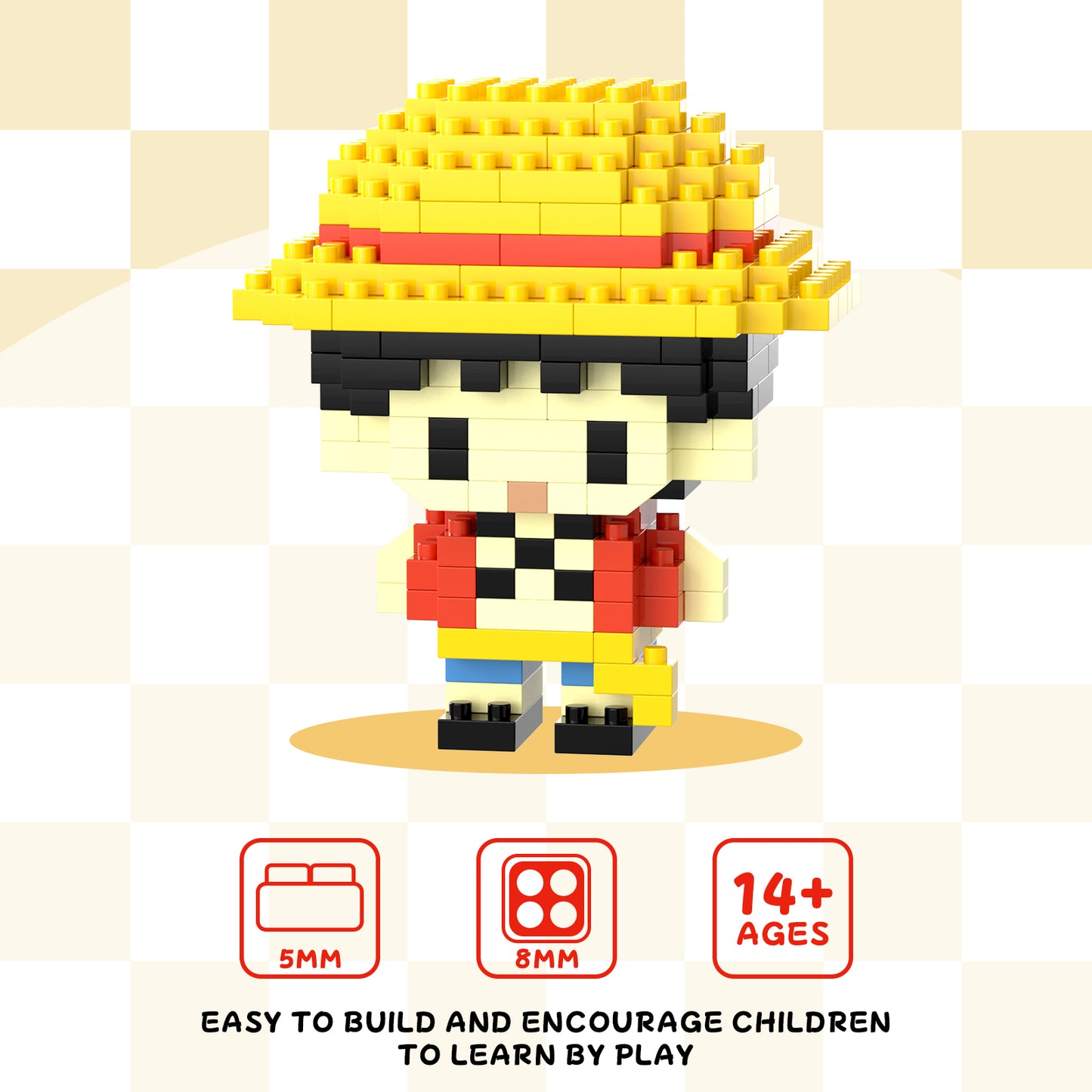 YaoYaoPlay Pirate Crew Mini Brick Set – 10 Pack