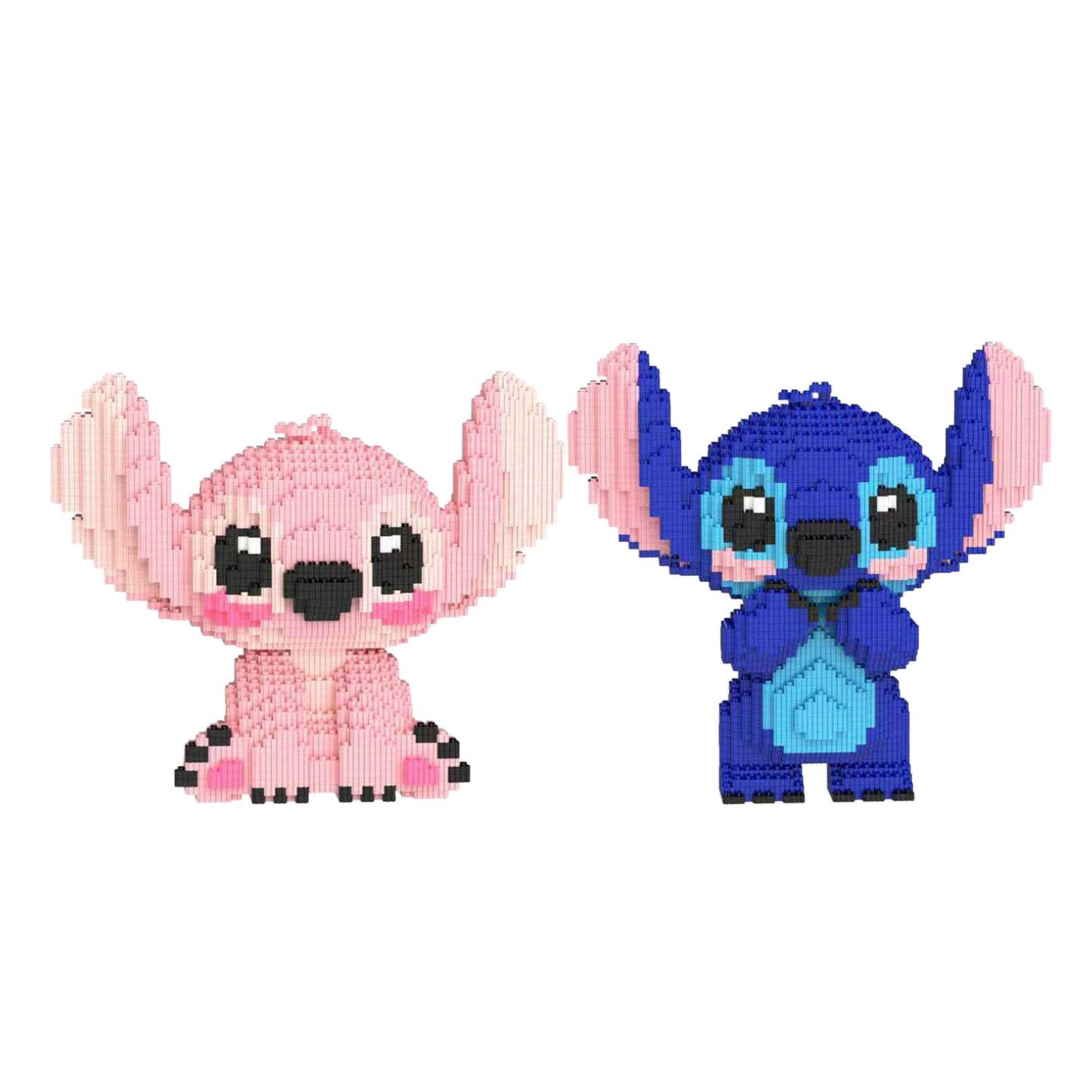 YaoYaoPlay Stitch & Angel Building Block Set – 2 Pack