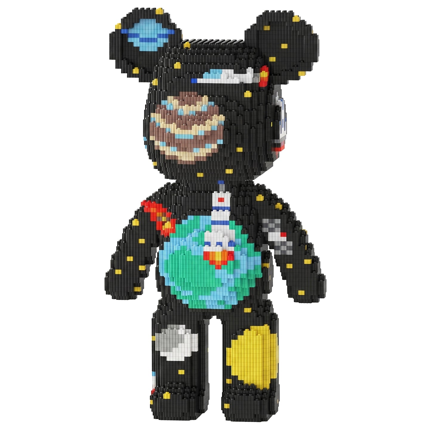 YaoYaoPlay Space Adventure Large Bear Building Blocks