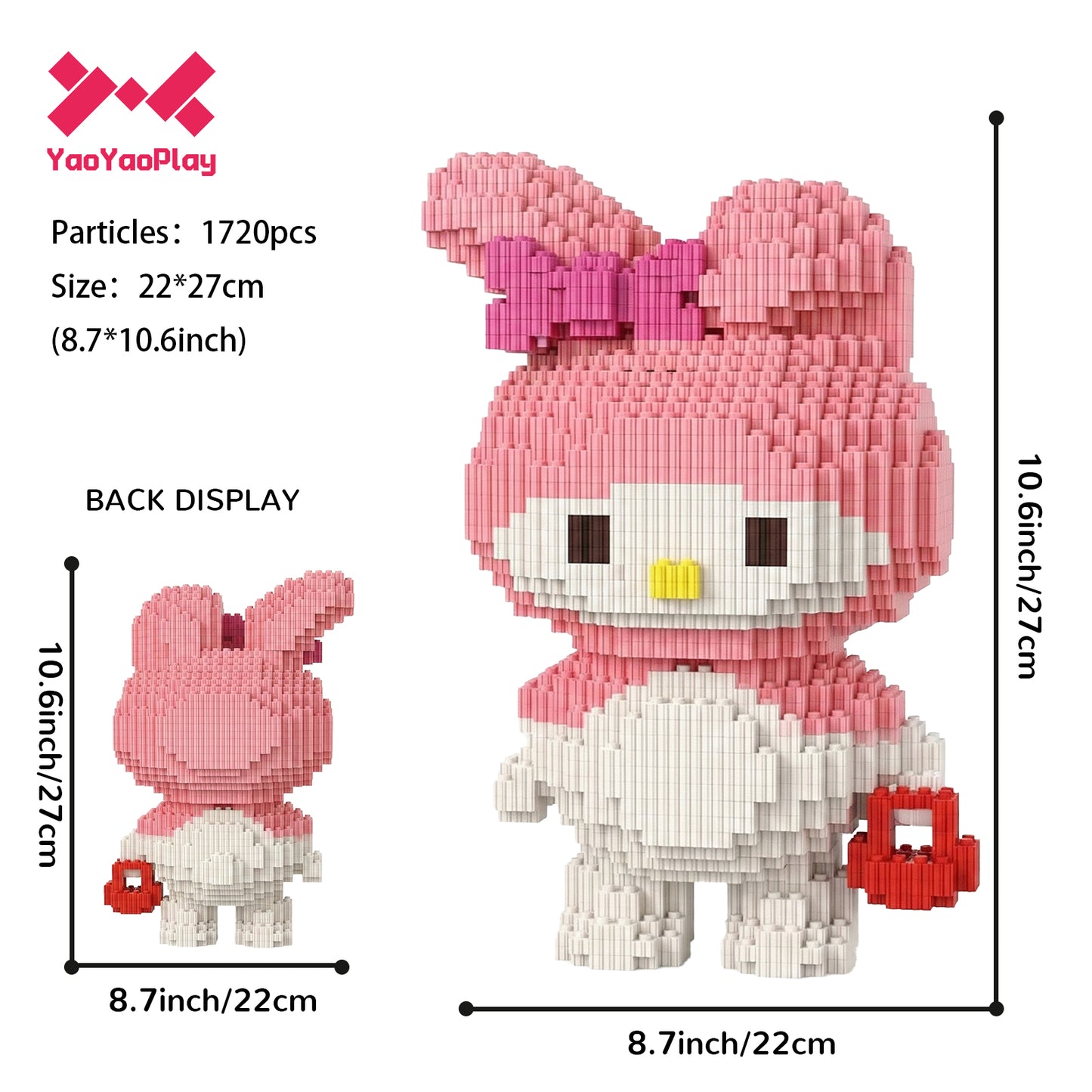 YaoYaoPlay My Melody Mini Building Block Set