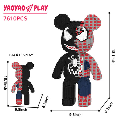 YaoYaoPlay Venom Spider-Man Medium Building Block Set
