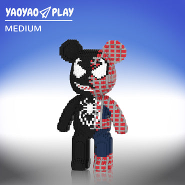 YaoYaoPlay Venom Spider-Man Medium Building Block Set
