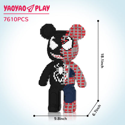 YaoYaoPlay Venom Spider-Man Medium Building Block Set