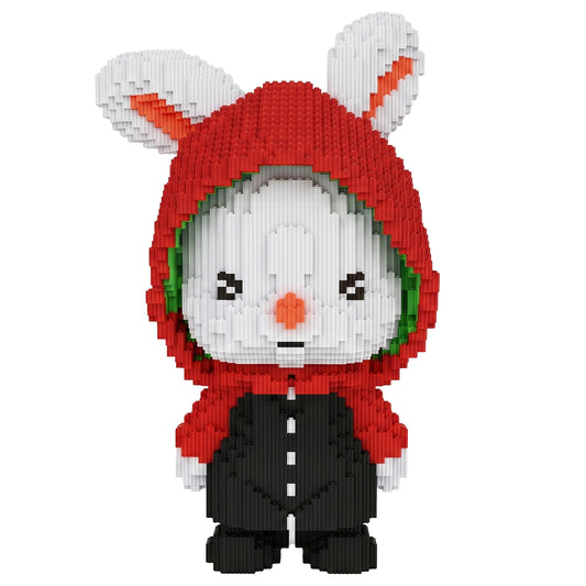 YaoYaoPlay Bunny Hood Girl Building Block Set – 5017PCS