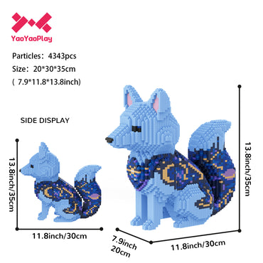 【Digital Manual Only】YaoYaoPlay Starlight Fox Building Block Set – 4343PCS