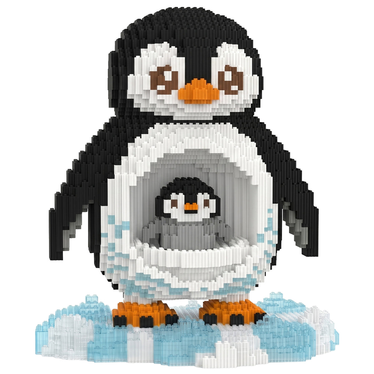 【Digital Manual Only】YaoYaoPlay Glacier Penguin Building Block Set – 6357PCS