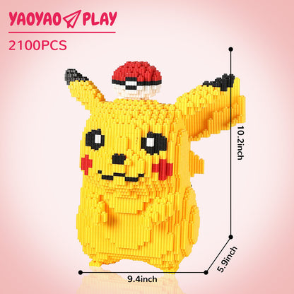 YaoYaoPlay Pikachu Mini Building Block Set