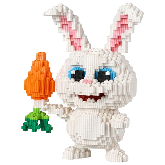 YaoYaoPlay Carrot Bunny Mini Building Block Set