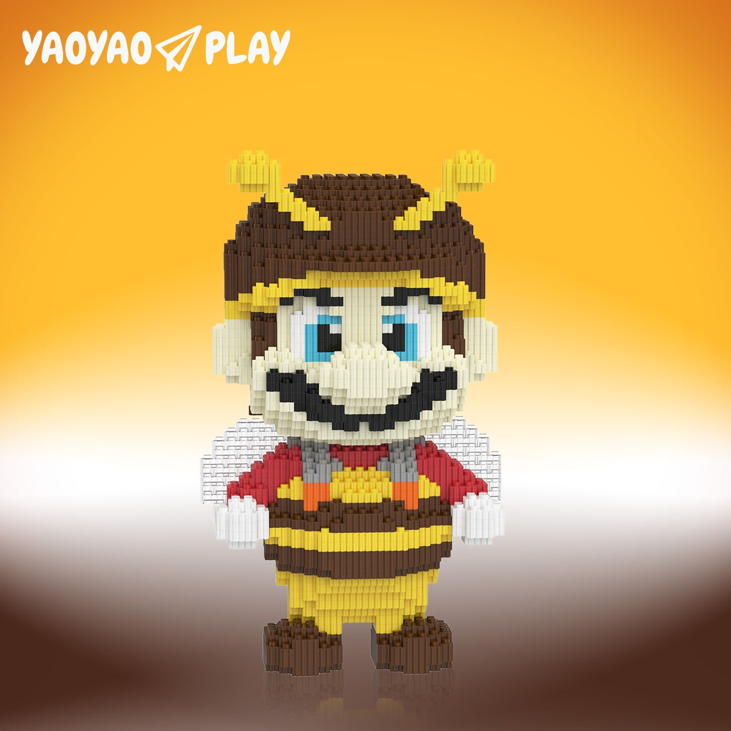 YaoYaoPlay Bee Mario Mini Building Block Set