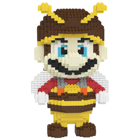 YaoYaoPlay Bee Mario Mini Building Block Set