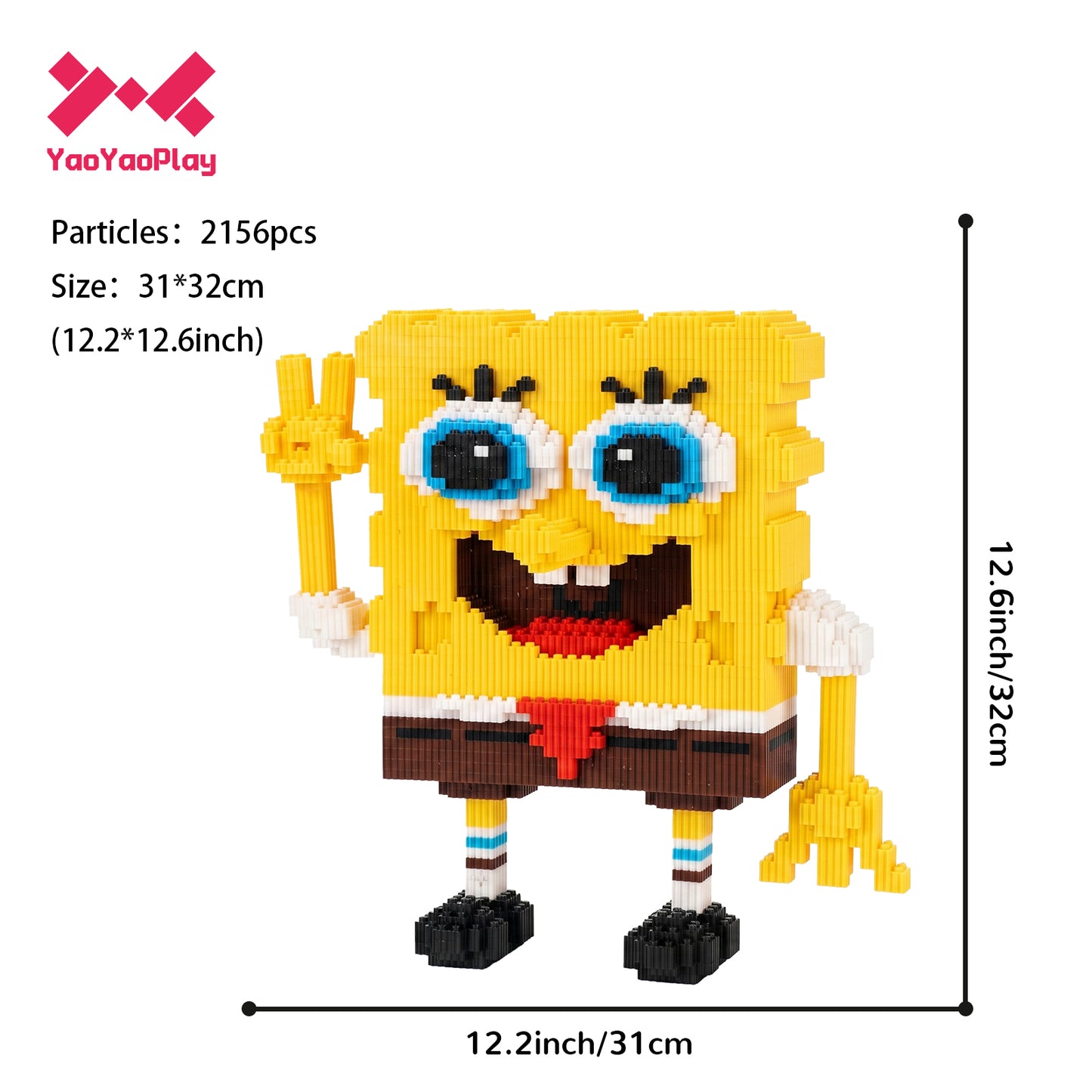 YaoYaoPlay SpongeBob Mini Building Block Set