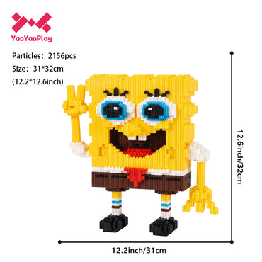 YaoYaoPlay SpongeBob Mini Building Block Set