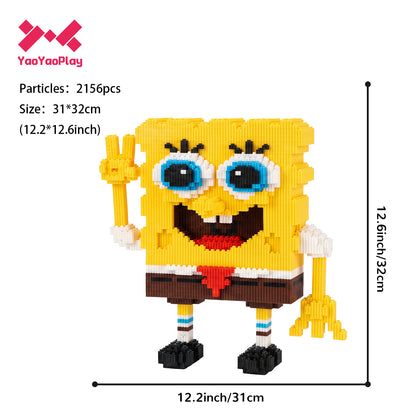 YaoYaoPlay SpongeBob Mini Building Block Set