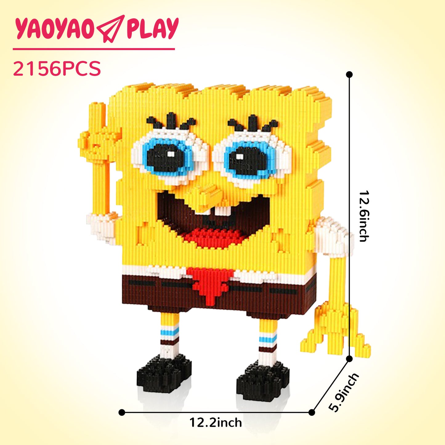 YaoYaoPlay SpongeBob Mini Building Block Set