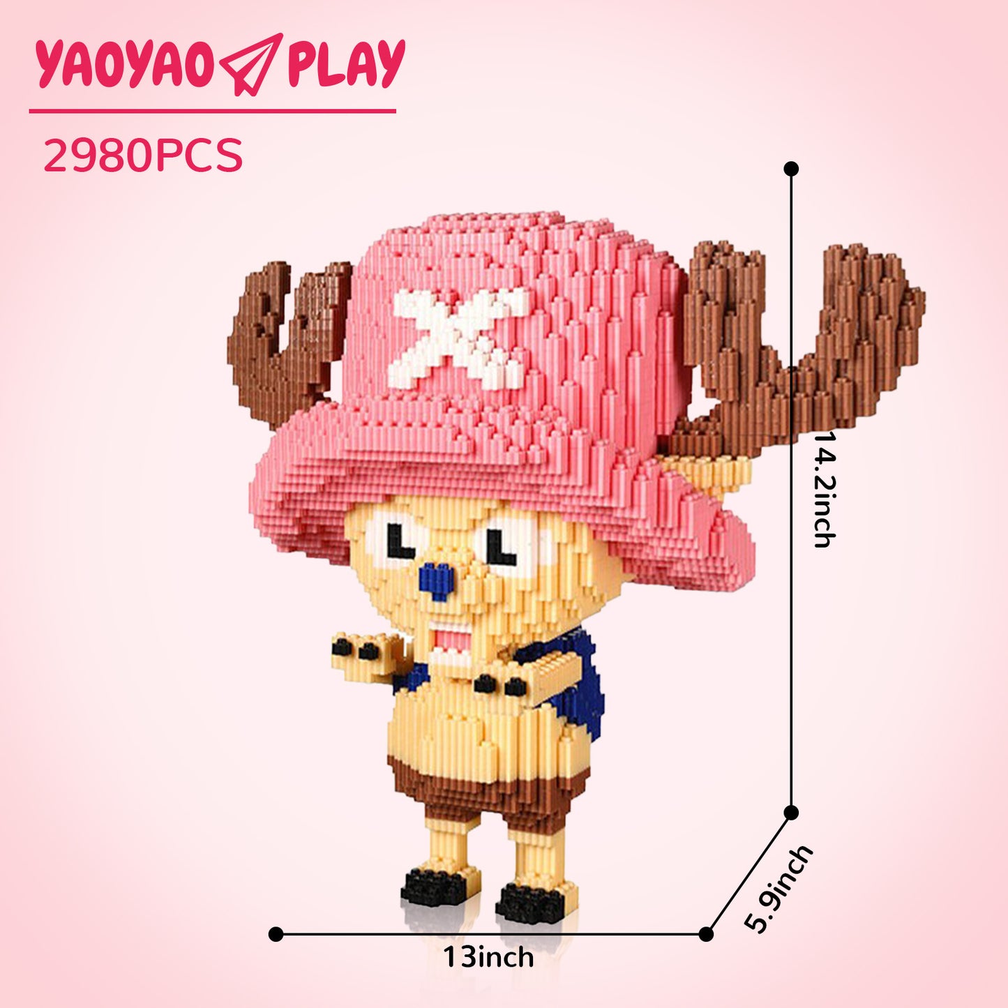 YaoYaoPlay Chopper Mini Building Block Set