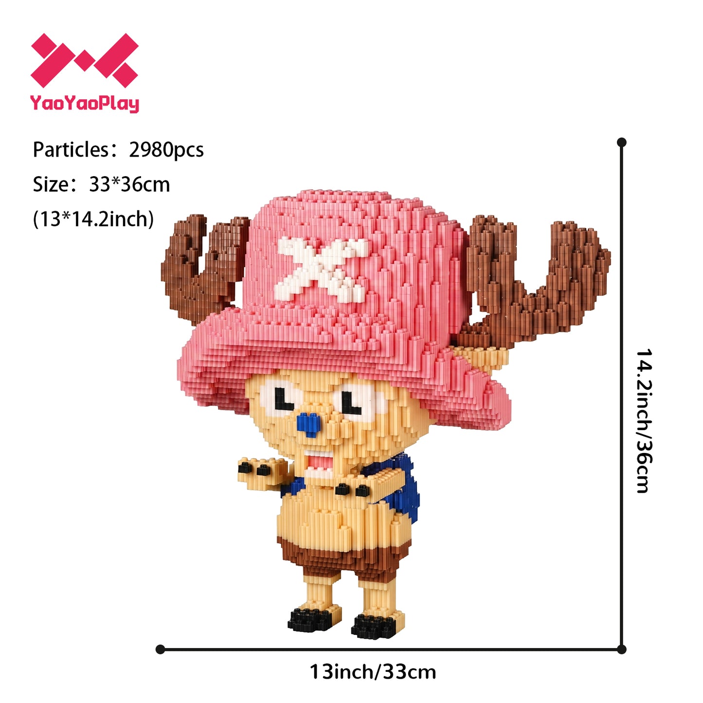 YaoYaoPlay Chopper Mini Building Block Set