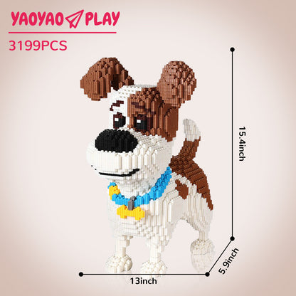 YaoYaoPlay Mike Dog Mini Building Block Set