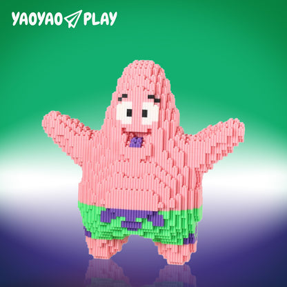 YaoYaoPlay Patrick Star Mini Building Block Set