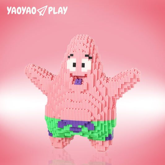 YaoYaoPlay Patrick Star Mini Building Block Set