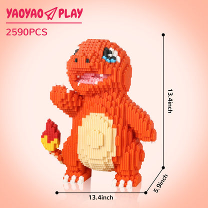 YaoYaoPlay Charmander Mini Building Block Set