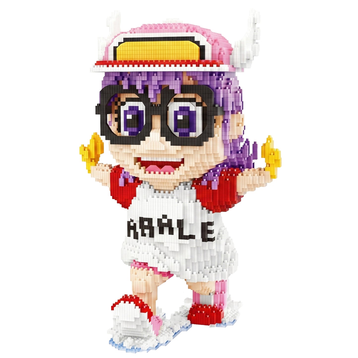 YaoYaoPlay Running Arale Building Block Set
