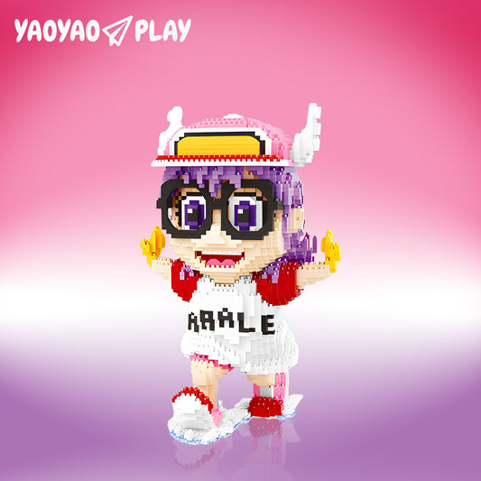 YaoYaoPlay Running Arale Building Block Set