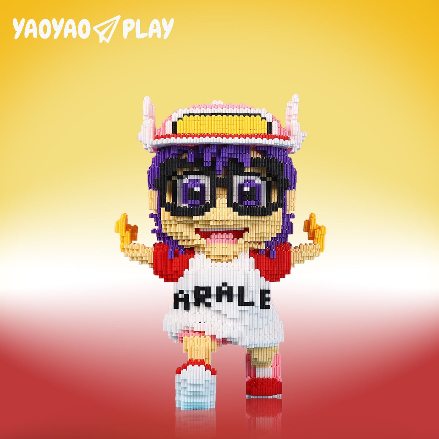 YaoYaoPlay Running Arale Building Block Set