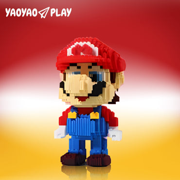 YaoYaoPlay Red Yoshi Upgrade Mini Building Block Set