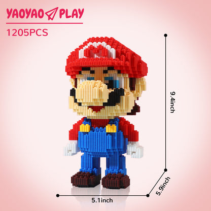 YaoYaoPlay Red Yoshi Upgrade Mini Building Block Set
