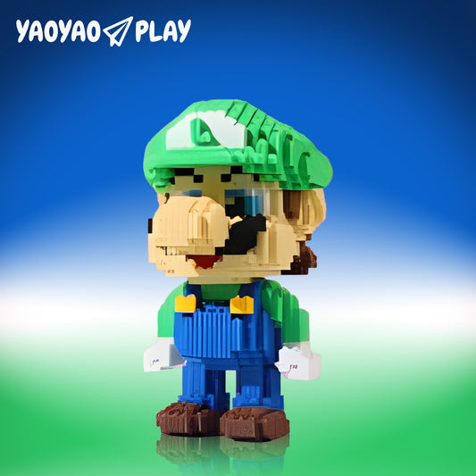 YaoYaoPlay Green Yoshi Upgrade Mini Building Block Set