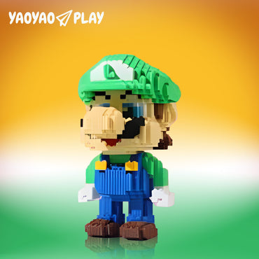 YaoYaoPlay Green Yoshi Upgrade Mini Building Block Set