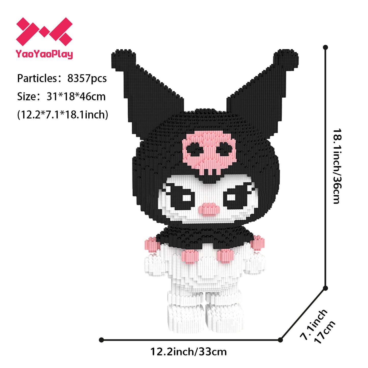 YaoYaoPlay Cartoon Character Model Building Block Set