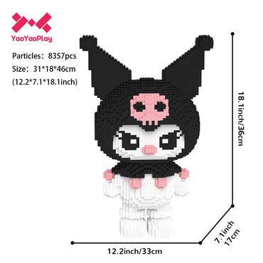 YaoYaoPlay Cartoon Character Model Building Block Set