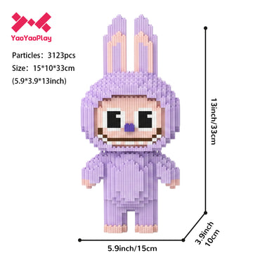 YaoYaoPlay Mystic Bunny Building Block Set