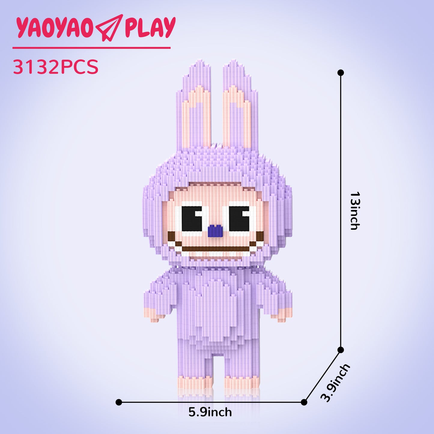 YaoYaoPlay Mystic Bunny Building Block Set
