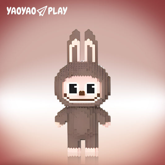 YaoYaoPlay Cocoa Bunny Building Block Set