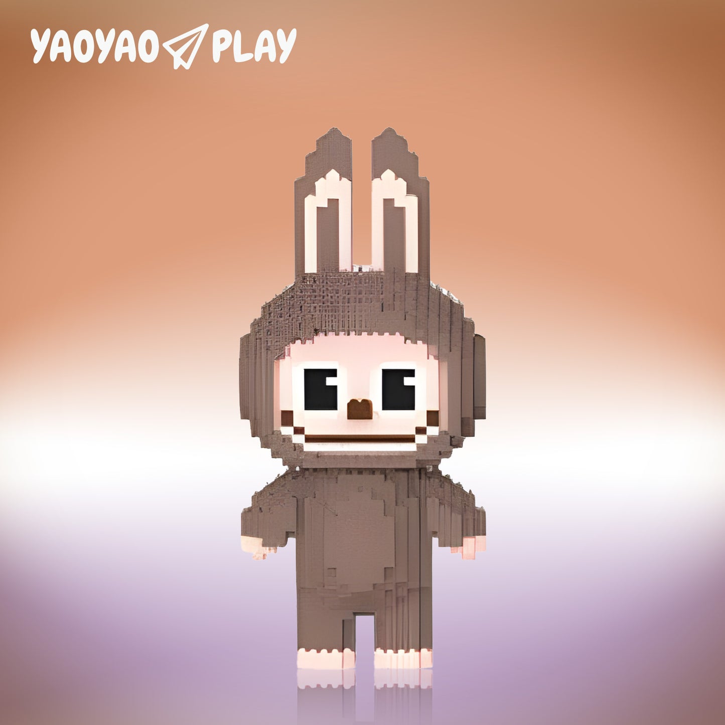 YaoYaoPlay Cocoa Bunny Building Block Set
