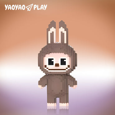 YaoYaoPlay Cocoa Bunny Building Block Set