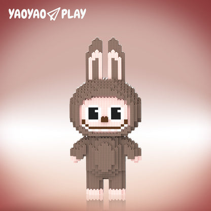 YaoYaoPlay Cocoa Bunny Building Block Set