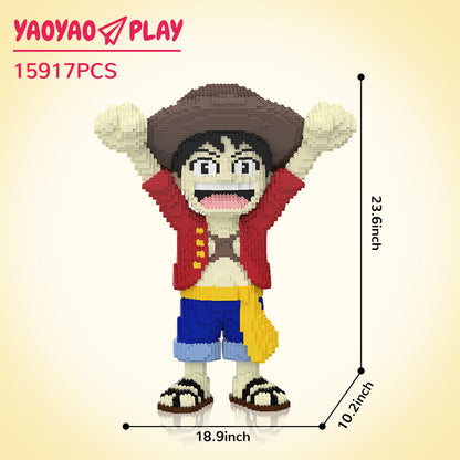 YaoYaoPlay Captain Strawhat Building Block Set