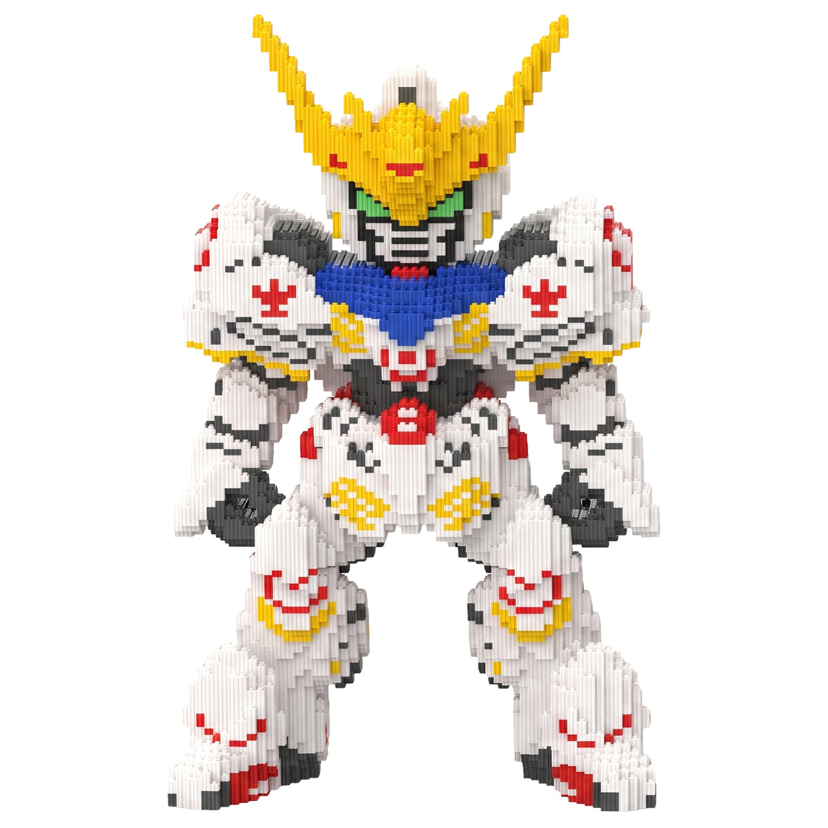 YaoYaoPlay White Samurai Mecha Building Block Set – 19000PCS