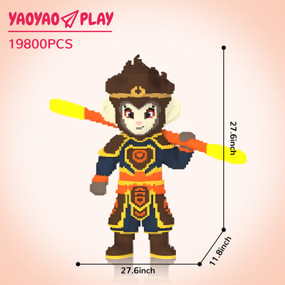 YaoYaoPlay Monkey King Hero Building Block Set