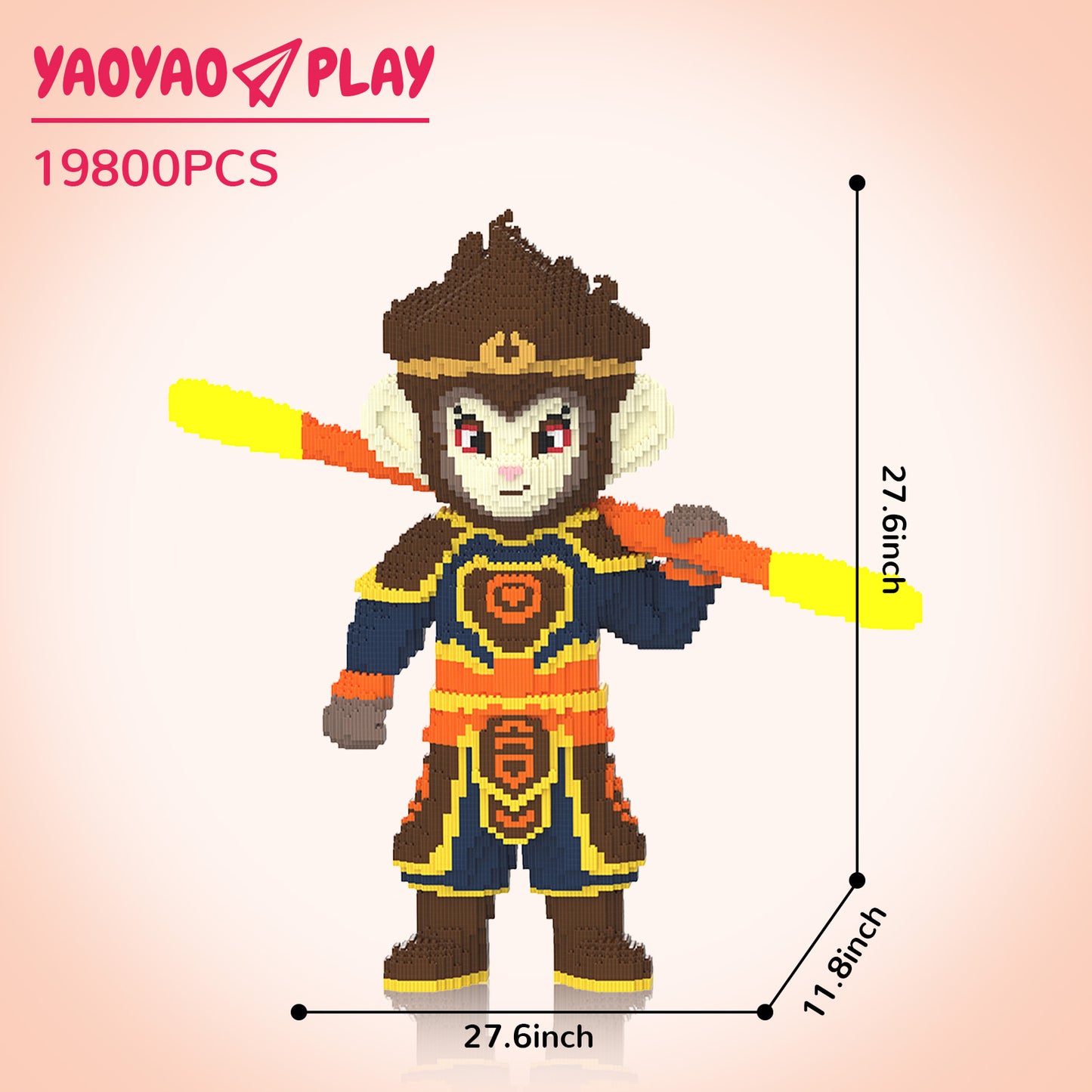 YaoYaoPlay Monkey King Hero Building Block Set