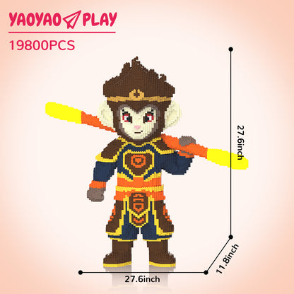 YaoYaoPlay Monkey King Hero Building Block Set