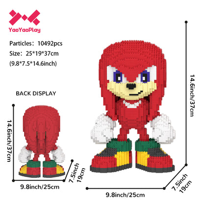 YaoYaoPlay Sonic Series Knuckles the Red Echidna Building Block Set