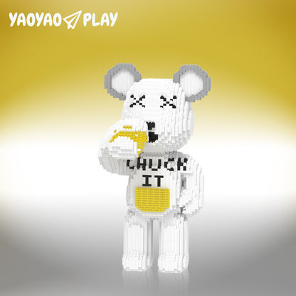 YaoYaoPlay Cheers Beer Bear Building Block Set – Fun Gift for Beer Lovers