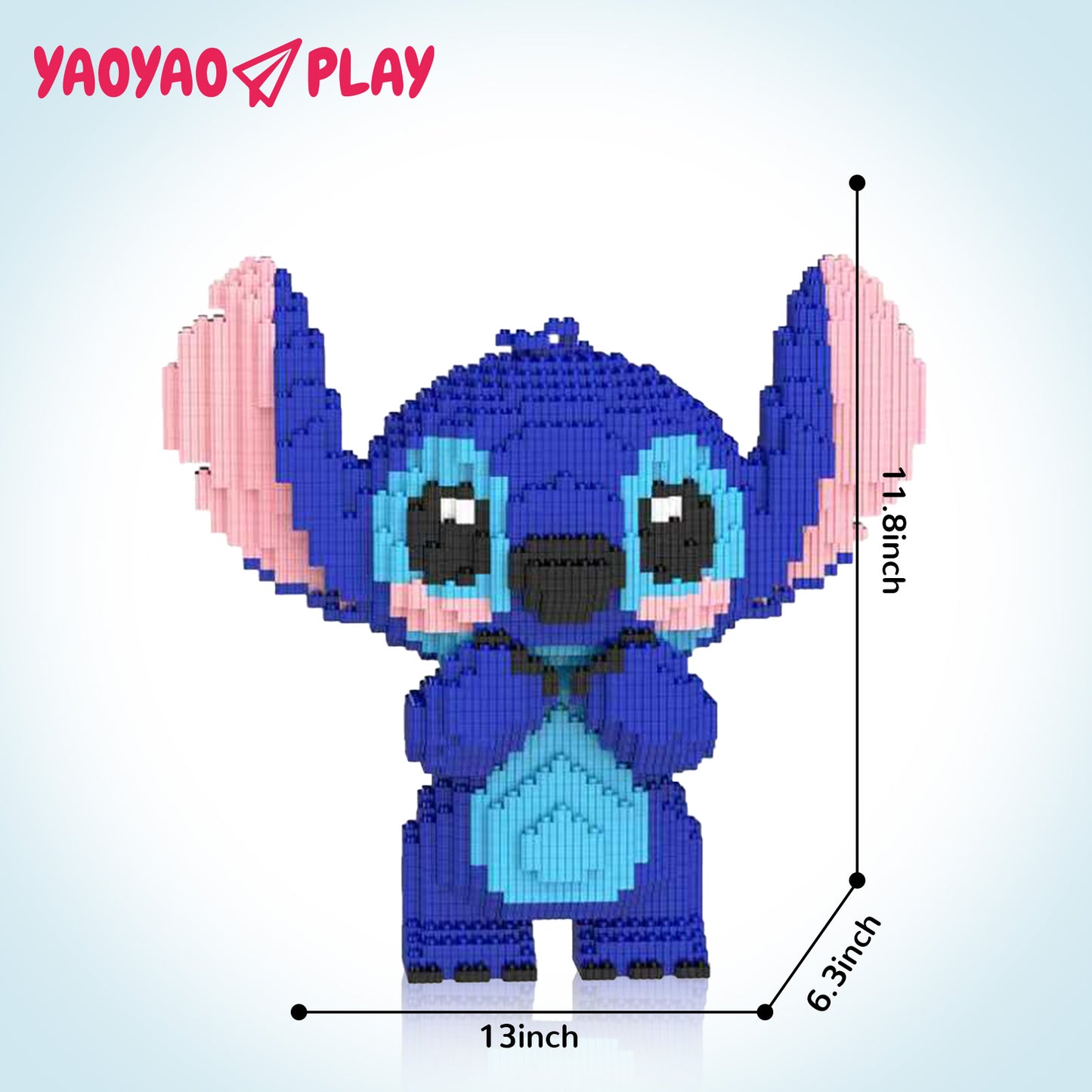 YaoYaoPlay Stitch & Angel Building Block Set – 2 Pack